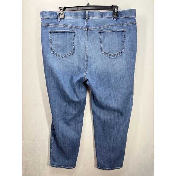 J Jill Denim Boyfriend Relaxed Fit Jeans Women's  24R Straight Leg Medium Wash - Picture 2 of 8